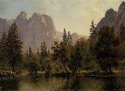 Albert Bierstadt Cathedral Rocks, Yosemite Valley Sweden oil painting artist